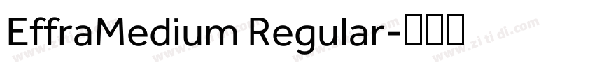 EffraMedium Regular字体转换